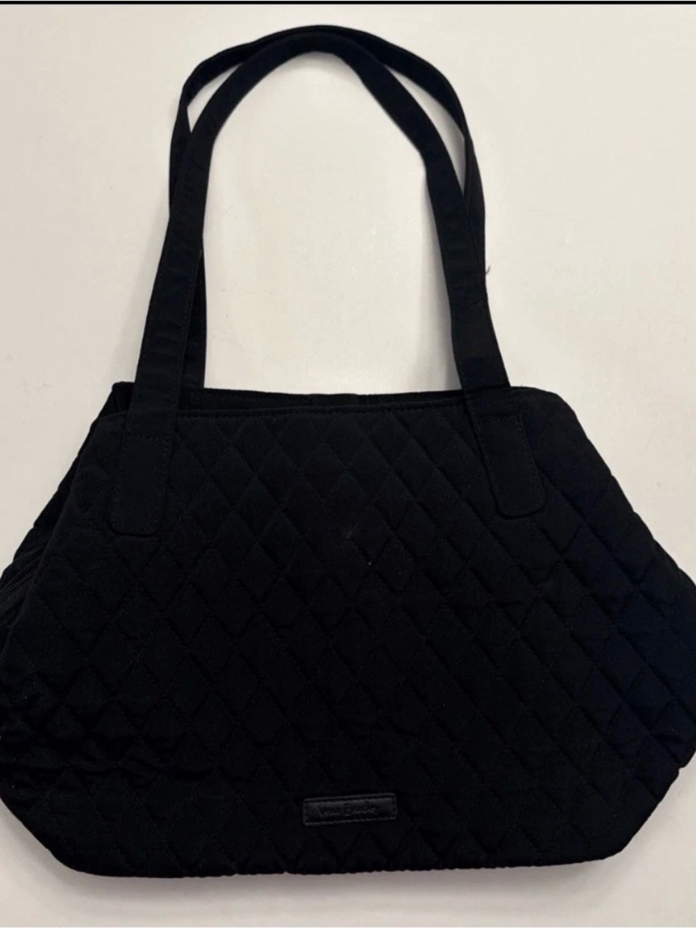 Vera Bradley Black Quilted Tote Bag - Classic Everyday Carry